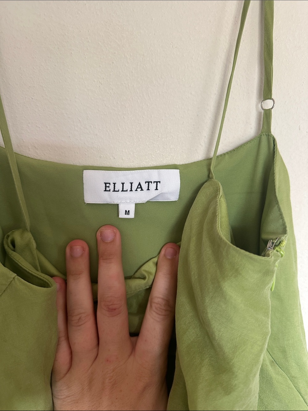 ELLIATT Green Tiered Sleeveless Maxi Dress SIZE medium (see description) - Picture 6 of 6